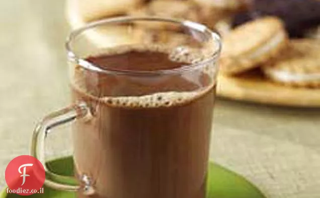 קפה שוקולד קרמל חם