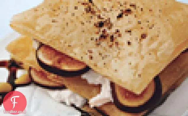 Millefeuille של תאנים טריים ריקוטה