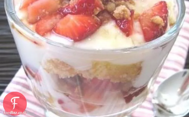 עוגת תות דבש יוגורט Parfaits