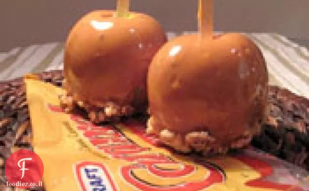 תפוח בשבוע: קלבדוס קרמל תפוחים עם אגוזי מלך מומלחים