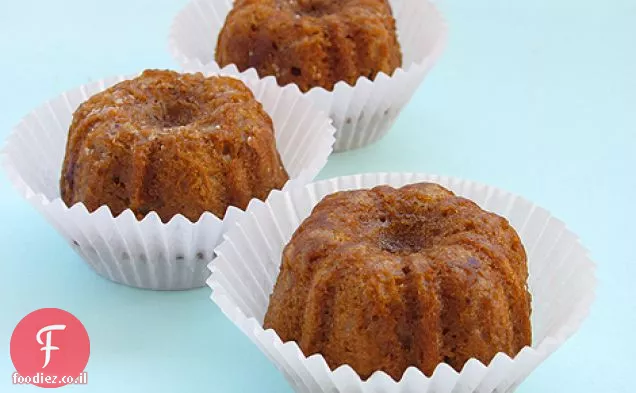 עוגות קרמל מיני Bundt