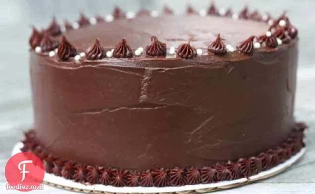 עוגת שכבות שוקולד כפולה