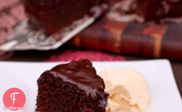 עוגת בוץ שוקולד כפולה