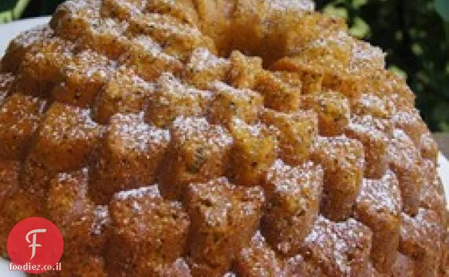 עוגת לימון פרג Bundt