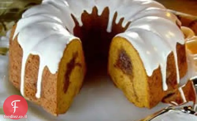 שמנת חמוצה עוגת דלעת Bundt