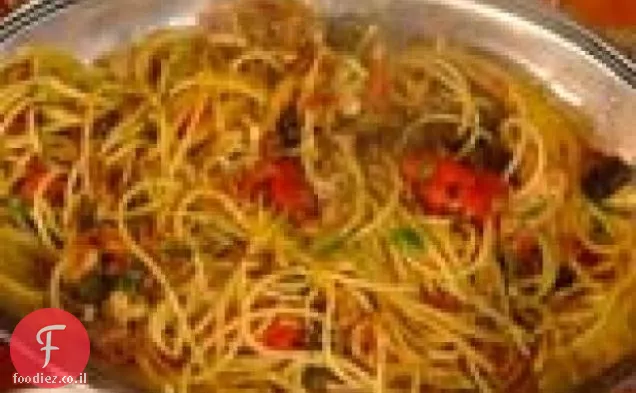 בוקטיני עם רוטב סקייט: Bucatini alla Razza