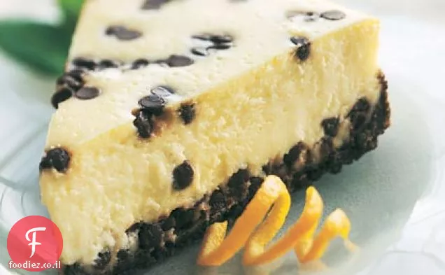 עוגת גבינה עם פצפוצי שוקולד