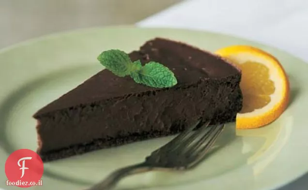 עוגת גבינה עם שוקולד-תפוזים