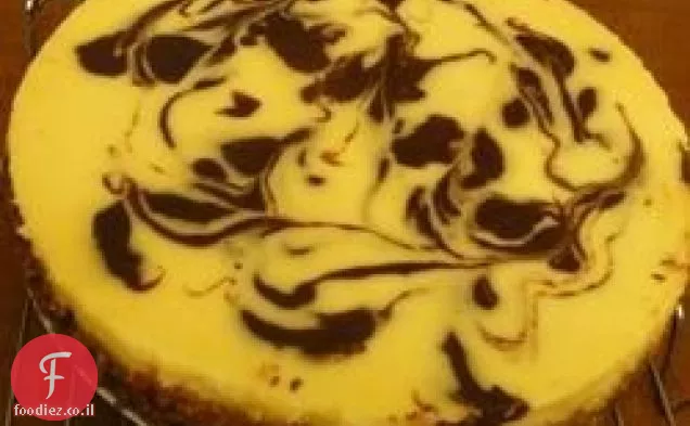 עוגת גבינה עם שוקולד כתום