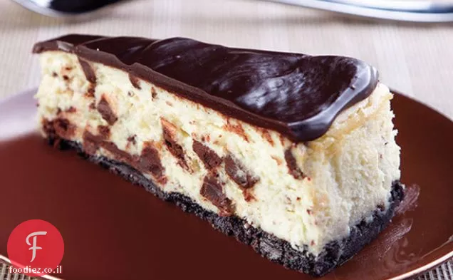 עוגת גבינה עם פצפוצי שוקולד