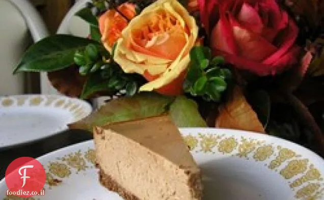 עוגת גבינה עם קרם שוקולד אירי