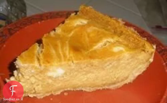 עוגת גבינה מעורבבת דלעת