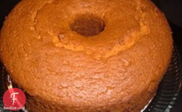 עוגת שיפון סוכר שרוף