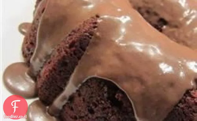 עוגת בראוני שוקולד כפולה