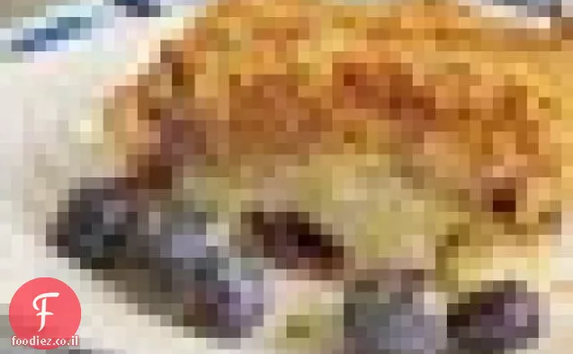 עוגת קפה Streusel אוכמניות