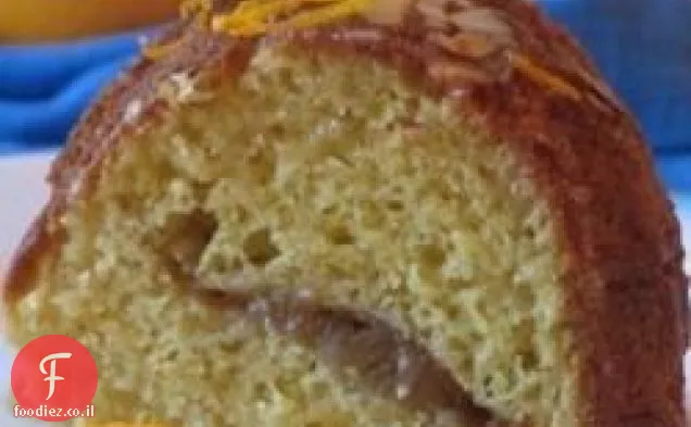 עוגת קפה משמש שקדים