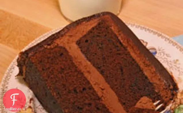 עוגת השטן עם שוקולד גנאש