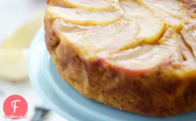 עוגת תפוחים ודלעת הפוכה - Gâteau renversé aux pommes et au potimarron