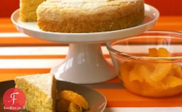 עוגת קמח תירס כתומה