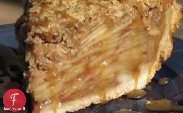 עוגת תפוחים הולנדית עם Streusel שיבולת שועל