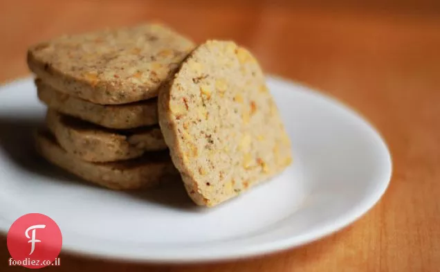 עוגיות חמאה חומות רוזמרין-אגוז