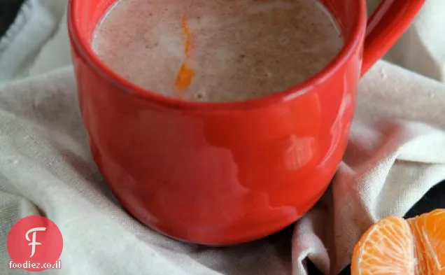 חלב מתובל חם