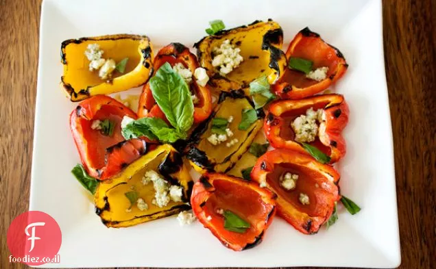 סלט פלפל בגריל