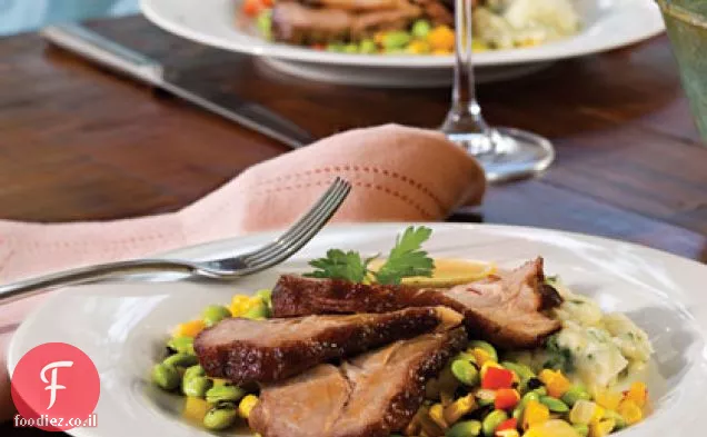 חזיר צלוי עם מיץ