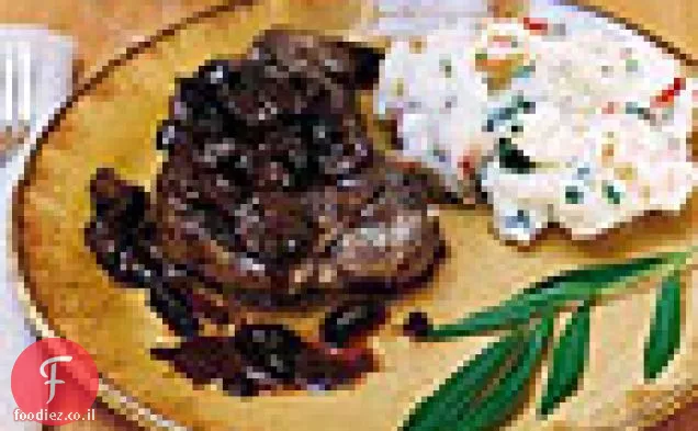 פילה מיניון עם פטריות Truffled Ragoût