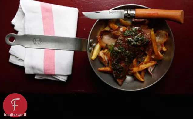 Foie De Veau En Persillade Avec Pommes De Terre (כבד עגל W)