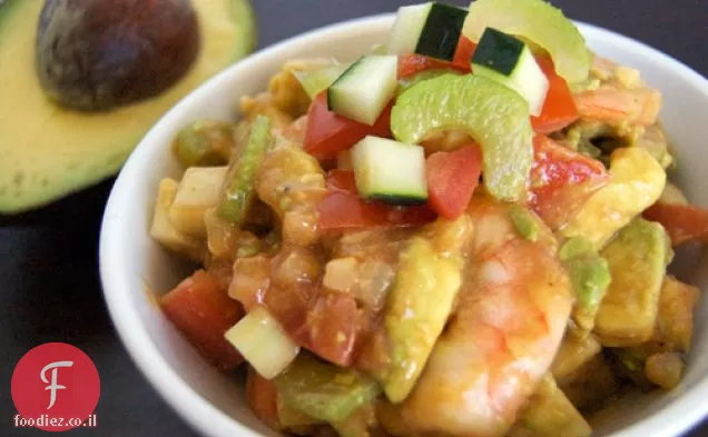 קוקטייל שרימפס Adobo חריף