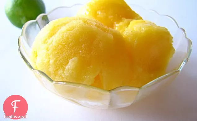 קרח מנגו-ליים (Nieve De Mango Con Limon)