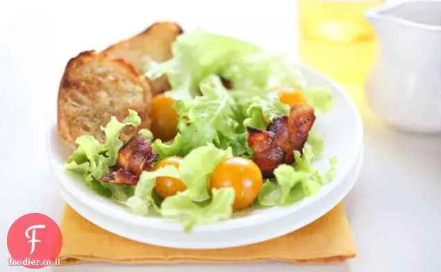 סלט Blt עם ויניגרט בייקון