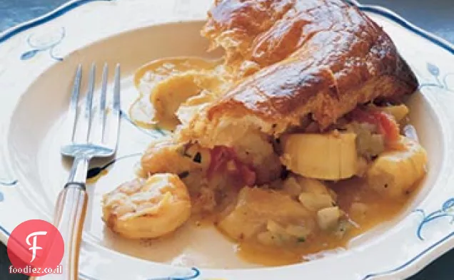 עוגת פירות ים Provencal
