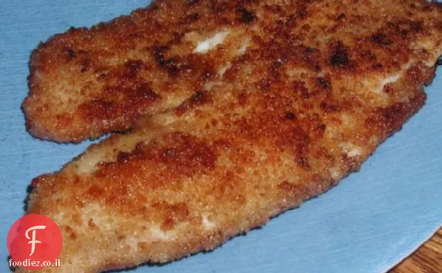 דג אמנון מצופה בפירורי לחם ומטוגן של Gatorbek