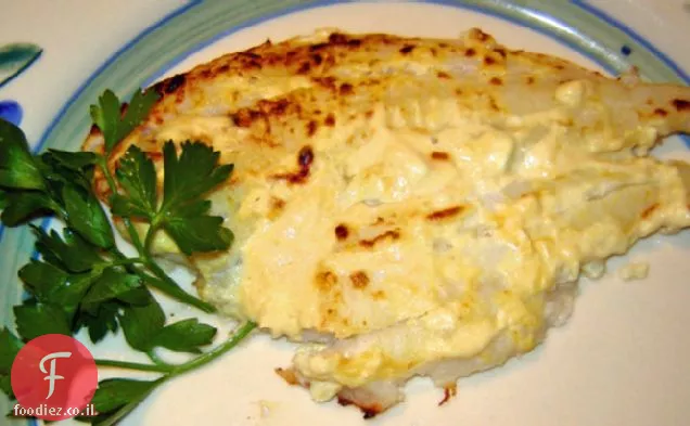 דג סנדל עם גבינת פרמזן