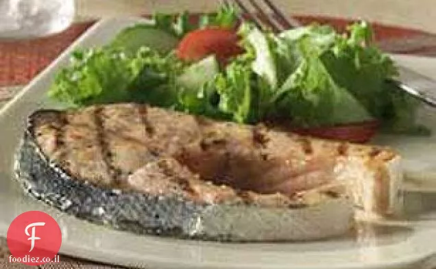 סלמון בזיליקום בגריל