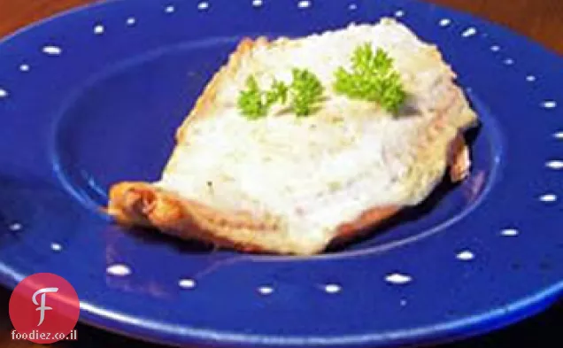 סלמון עם רוטב שמנת דיז'ון