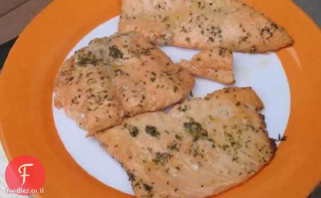 סלמון בגריל במרינדה