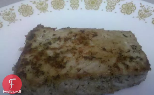 דג חרב משופשף בתבלינים מתוקים
