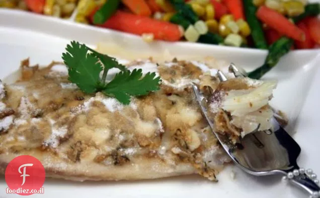 Tilapia Carpaccio (פילה דגים במרינדה גלם)