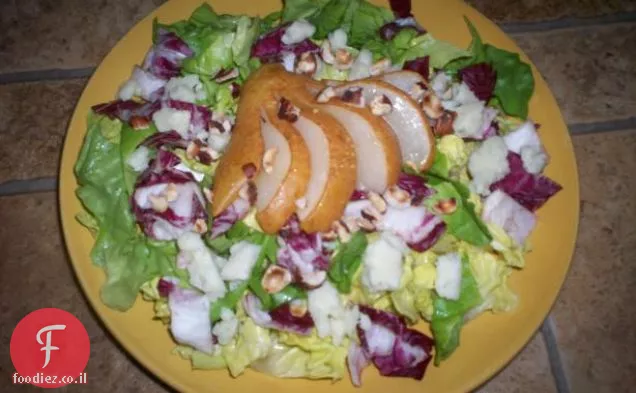 ספגטי גבינה כחולה