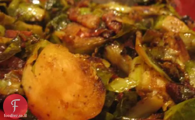 כרוב ניצנים עם Pancetta