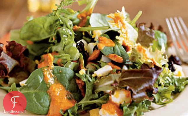 סלט קטלוני עם ירקות ויניגרט Romesco (Xato)