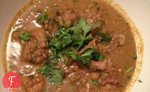 קארי כבש הודי תוצרת בית של קייפי Masala קארי