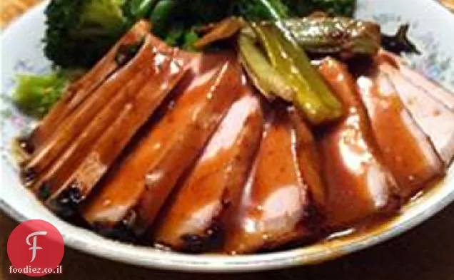 צלעות חזיר Hoisin דבש