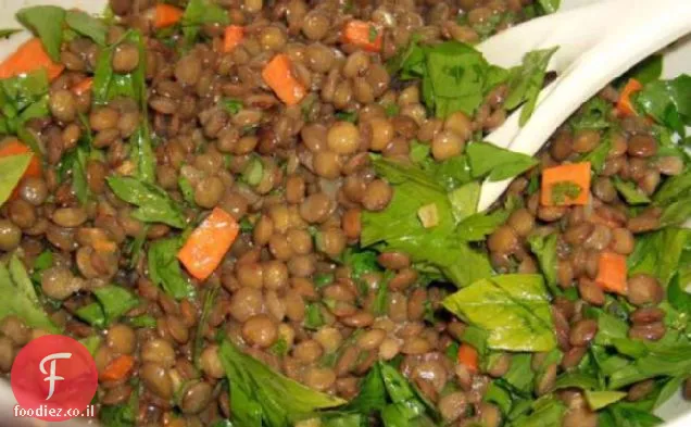 סלט עדשים גרמניות (Linsensalat)